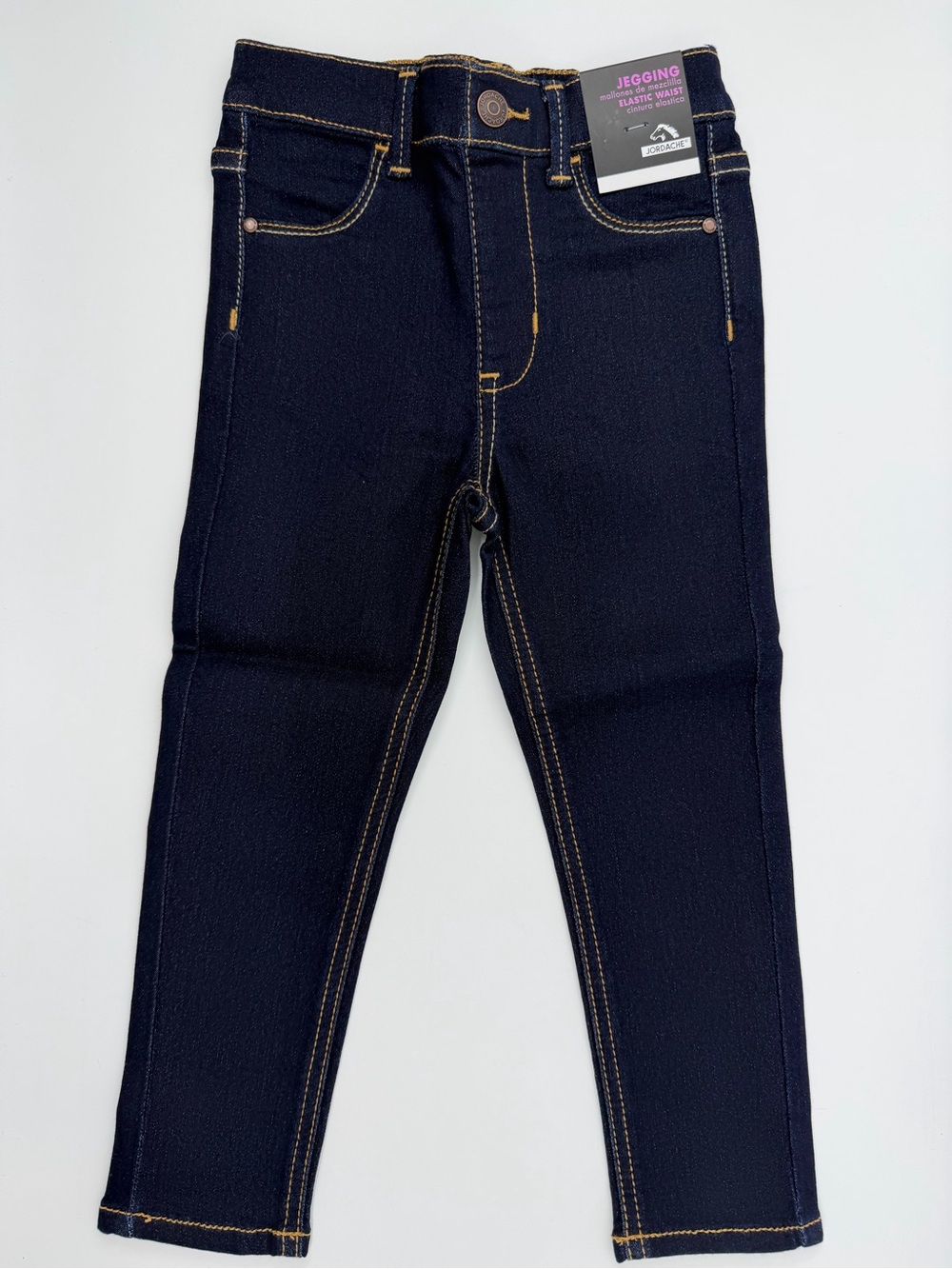 Jordache Kid’s Dark Blue Elastic Waist Jeggings